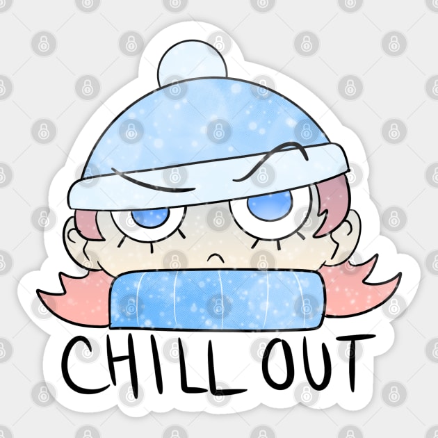 Chill Out Sticker by LaurenPatrick